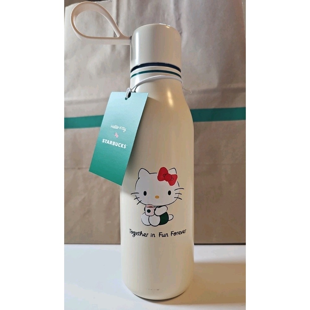 Starbucks x Hello Kitty 20oz Stainless Steel Water Bottle Tumbler New with Tags